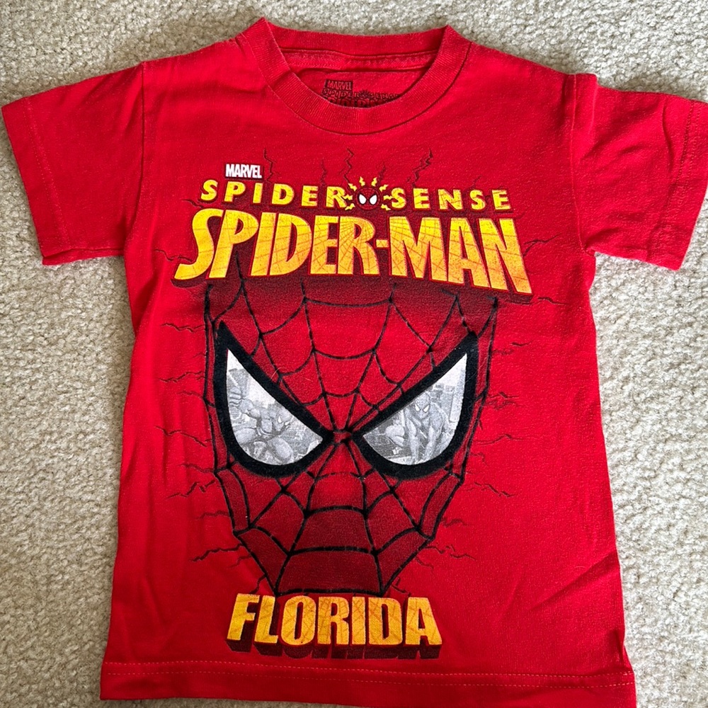 🕷️🕸️MARVEL SPIDER-MAN FLORIDA T-SHIRT🕸️🕷️